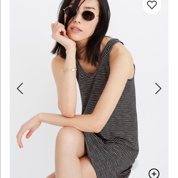 Madewel Striped Scoopneck Knit Dress, size S - Picture 2 of 6